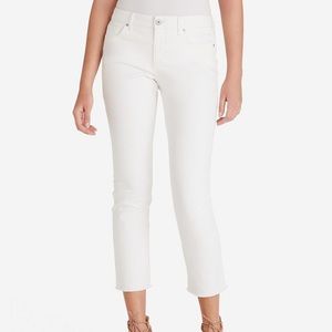 Jessica Simpson Size 18 White Ankle Jeans